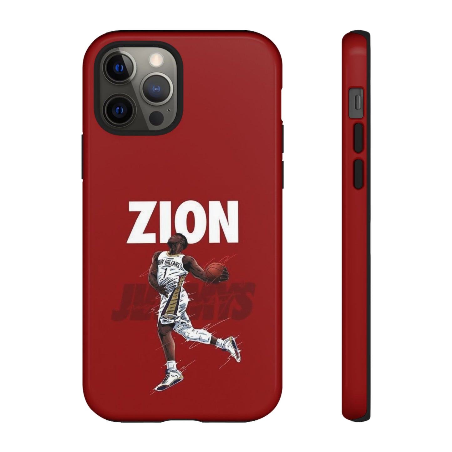 Zion Williamson Power Drive Edition – Rugged Dual-Layer Armor & Slim Fit | Compatible with iPhone 8–16 Pro Max & Samsung S10–S25 Ultra