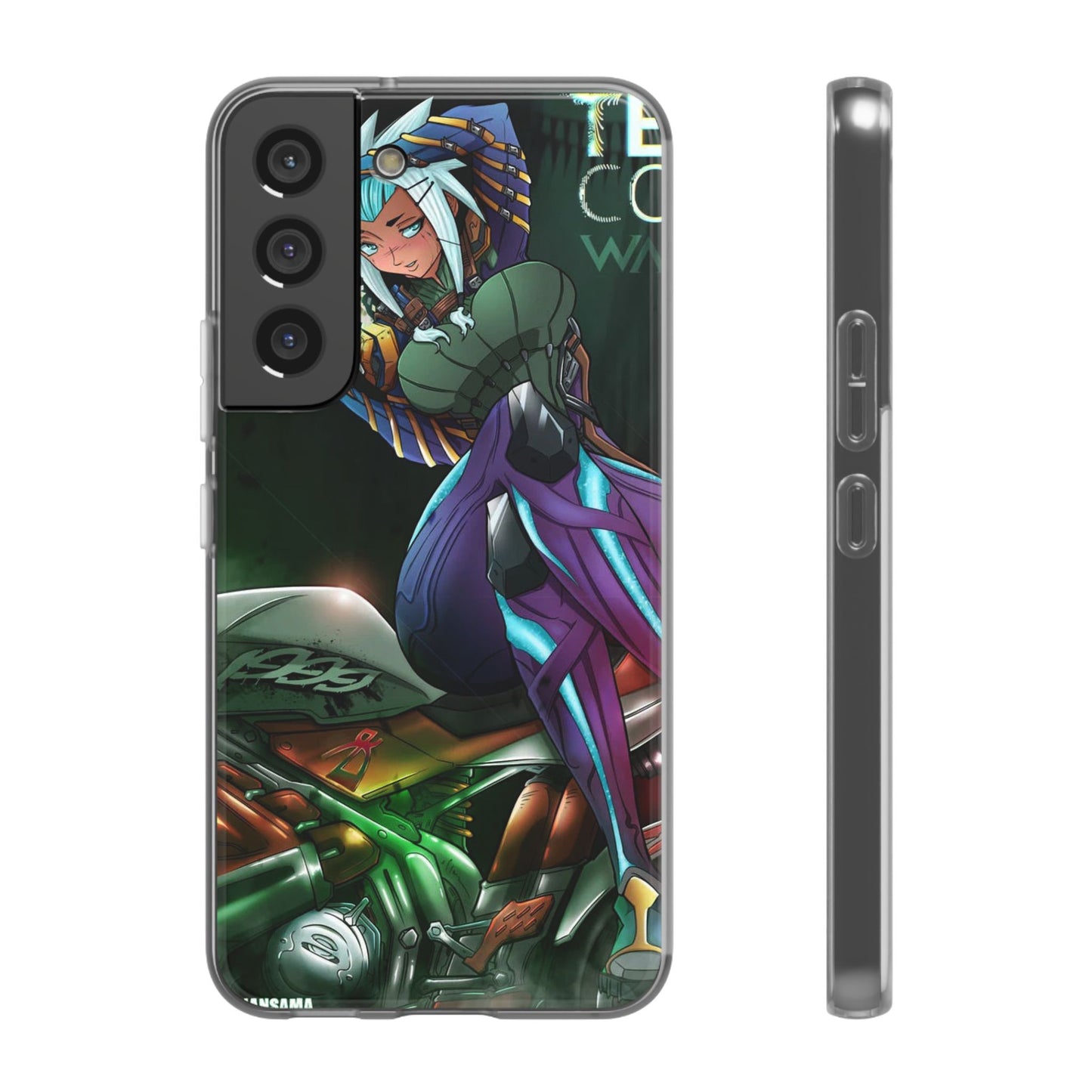 Anime-Inspired Phone Case - Flexi Cases, Custom Phone Cover, Gift for Her, Birthday Present, Unique Cell Phone Accessories