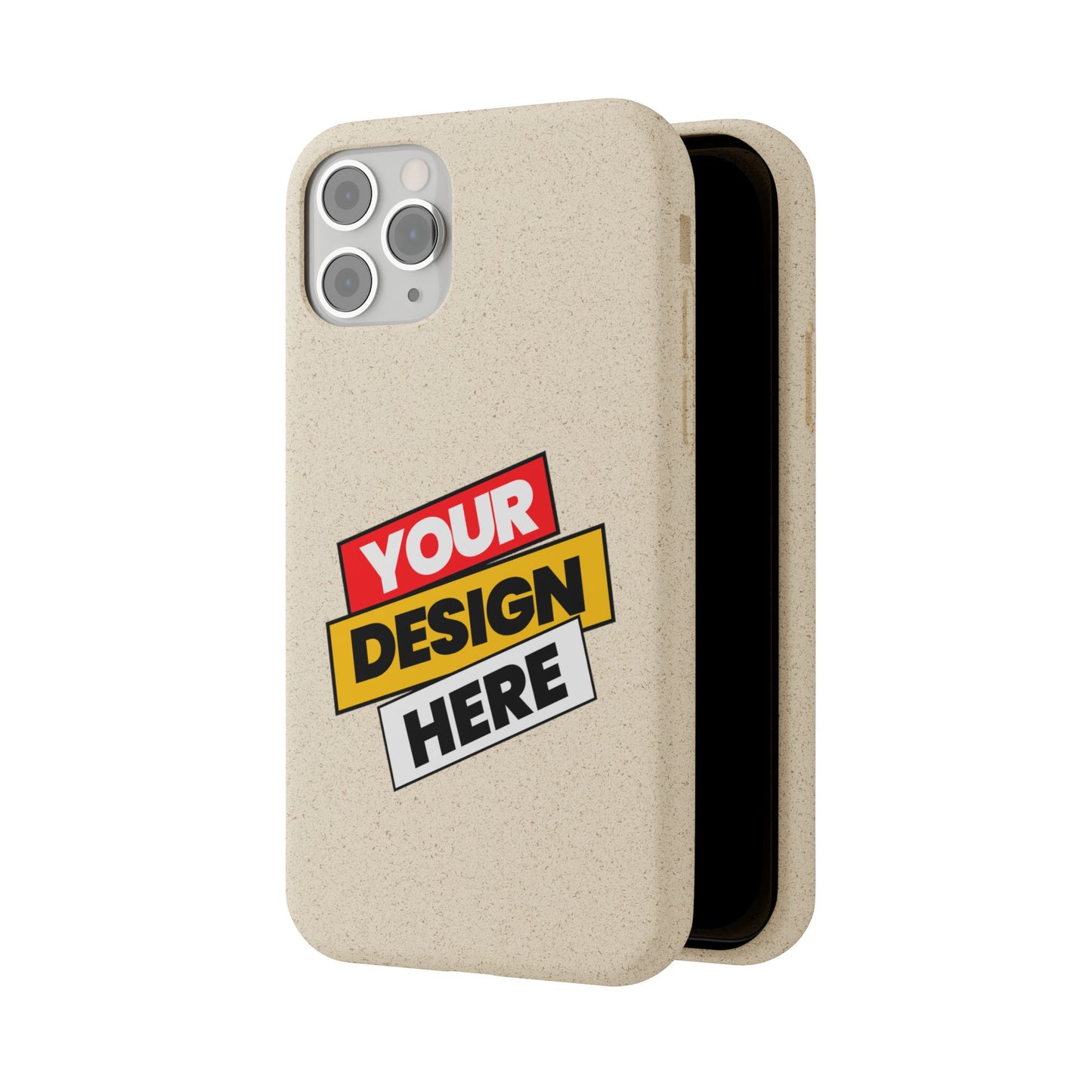 Eco-Friendly Phone Case, Biodegradable Phone Cover, Sustainable Accessory, Customizable iPhone Case, Green Gift Idea, Environmentally