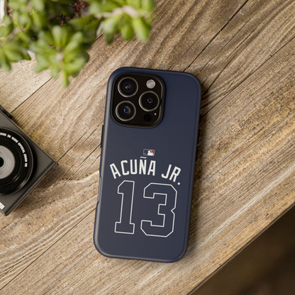 Ronald Acuña Jr. Power Play Phone Case – Bold Style, Braves Energy & MVP Swagger