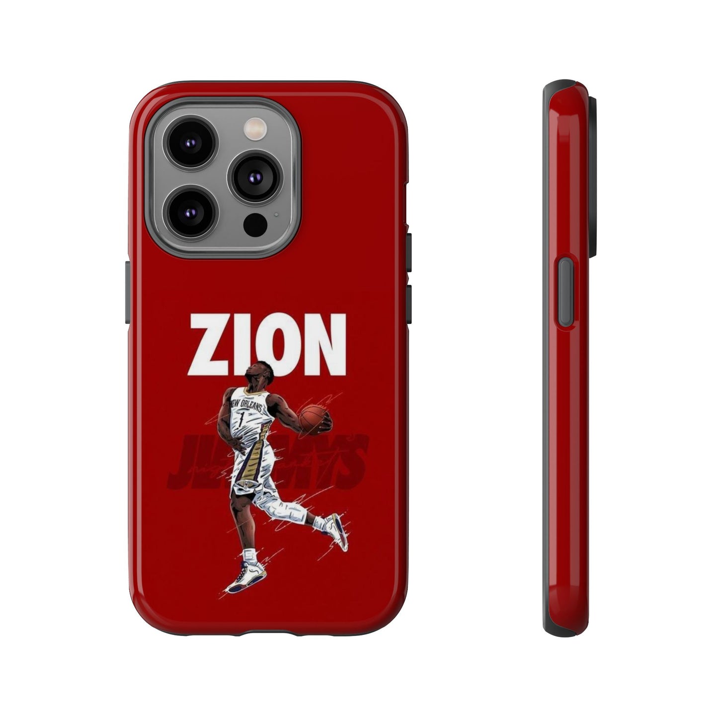 Zion Williamson Power Drive Edition – Rugged Dual-Layer Armor & Slim Fit | Compatible with iPhone 8–16 Pro Max & Samsung S10–S25 Ultra