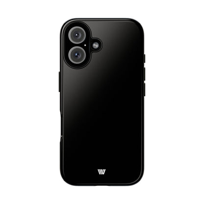 JET BLACK | Tough Phone Case