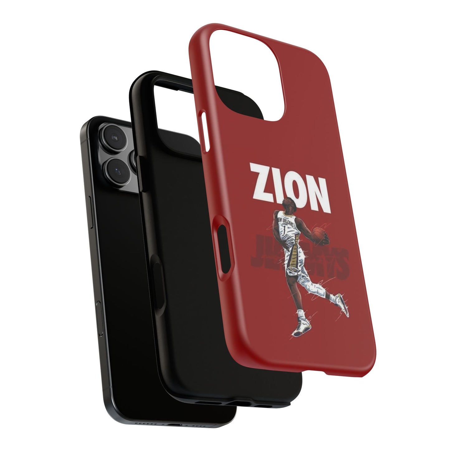 Zion Williamson Power Drive Edition – Rugged Dual-Layer Armor & Slim Fit | Compatible with iPhone 8–16 Pro Max & Samsung S10–S25 Ultra
