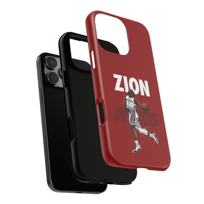 Zion Williamson Power Drive Edition – Rugged Dual-Layer Armor & Slim Fit | Compatible with iPhone 8–16 Pro Max & Samsung S10–S25 Ultra