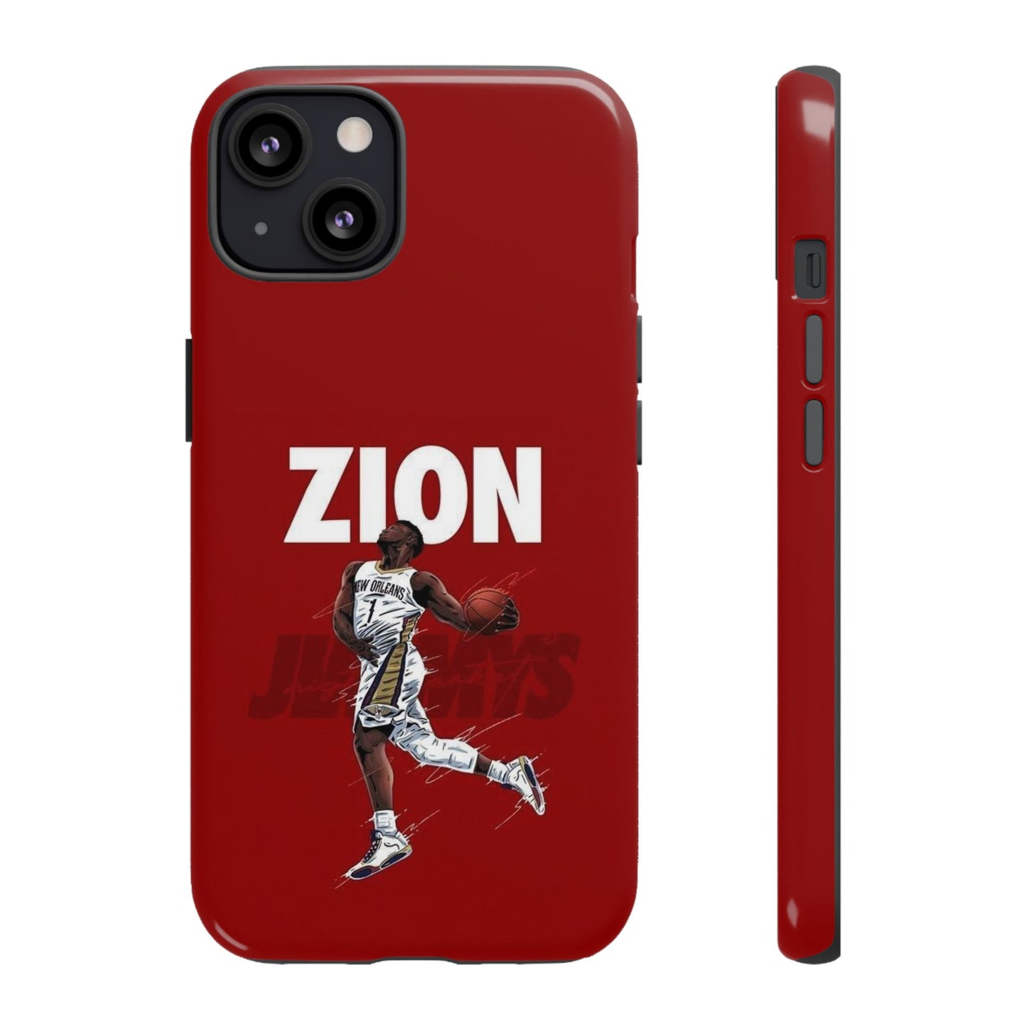 Zion Williamson Power Drive Edition – Rugged Dual-Layer Armor & Slim Fit | Compatible with iPhone 8–16 Pro Max & Samsung S10–S25 Ultra