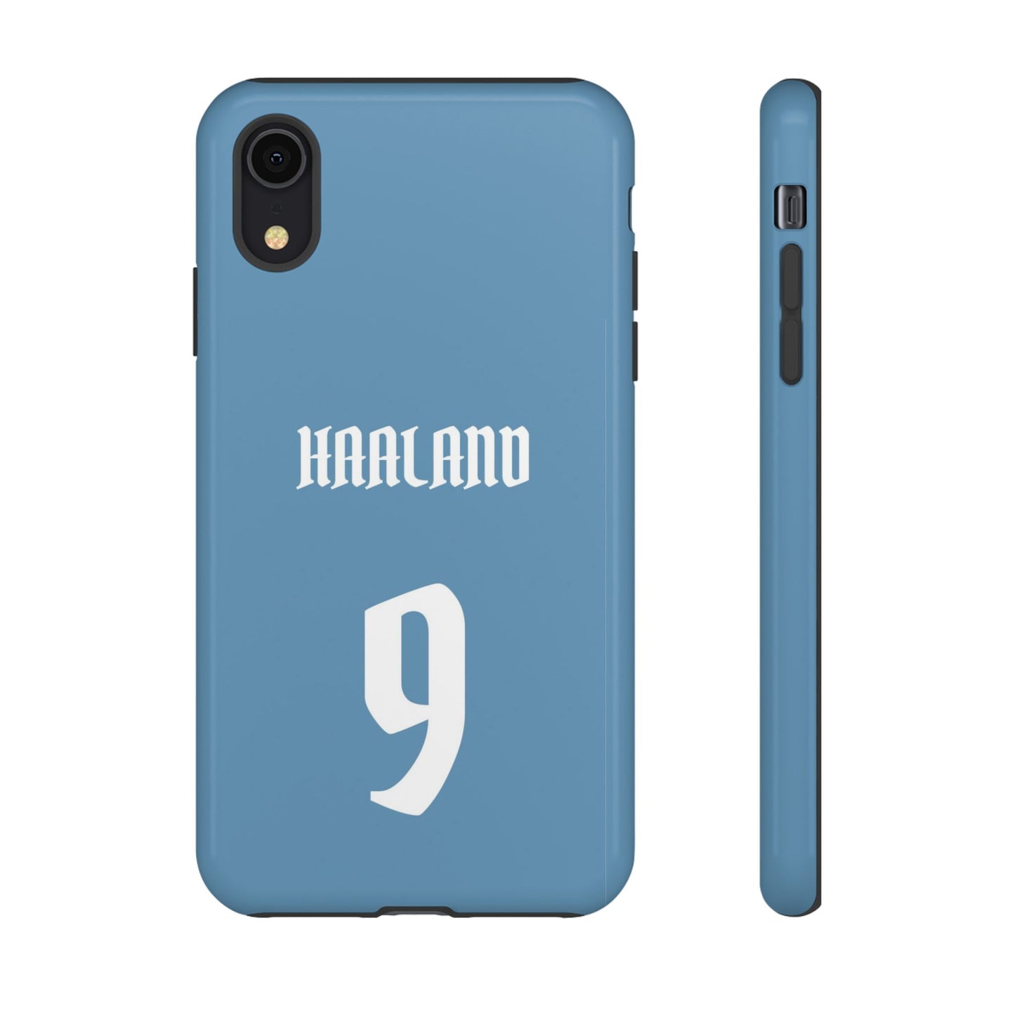 Erling Haaland PowerStrike – Rugged Dual-Layer Protection & Slim Profile | Compatible with iPhone 8 to 16 Pro Max & Samsung Galaxy S10 to S25 Ultra