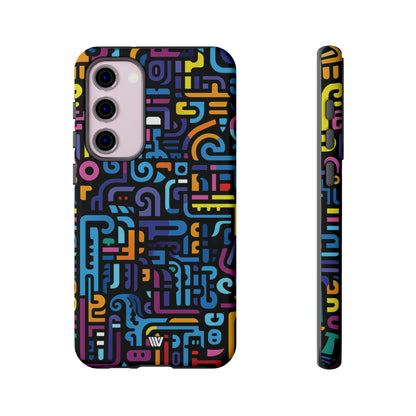 NEON GLYPHS | Tough Phone Case