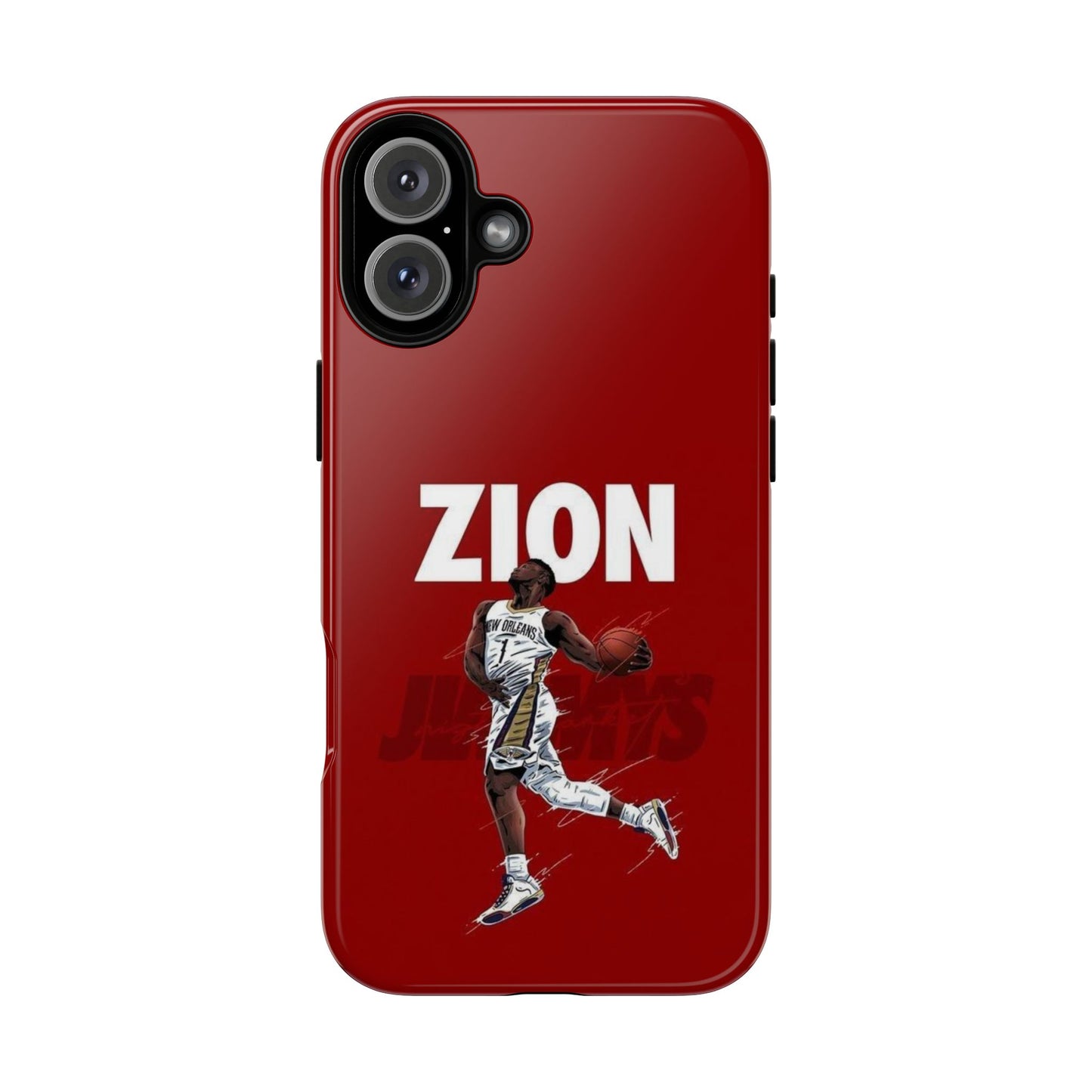 Zion Williamson Power Drive Edition – Rugged Dual-Layer Armor & Slim Fit | Compatible with iPhone 8–16 Pro Max & Samsung S10–S25 Ultra