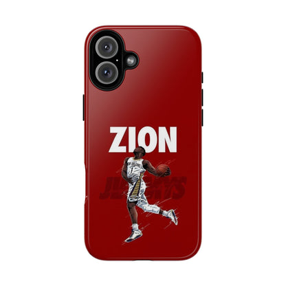 Zion Williamson Power Drive Edition – Rugged Dual-Layer Armor & Slim Fit | Compatible with iPhone 8–16 Pro Max & Samsung S10–S25 Ultra