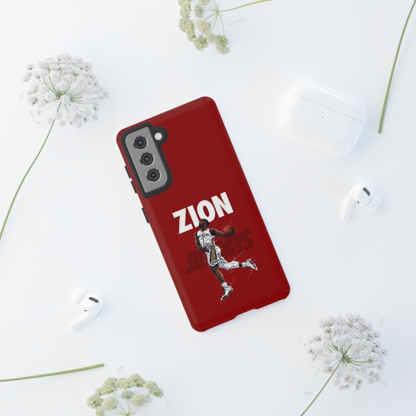 Zion Williamson Power Drive Edition – Rugged Dual-Layer Armor & Slim Fit | Compatible with iPhone 8–16 Pro Max & Samsung S10–S25 Ultra