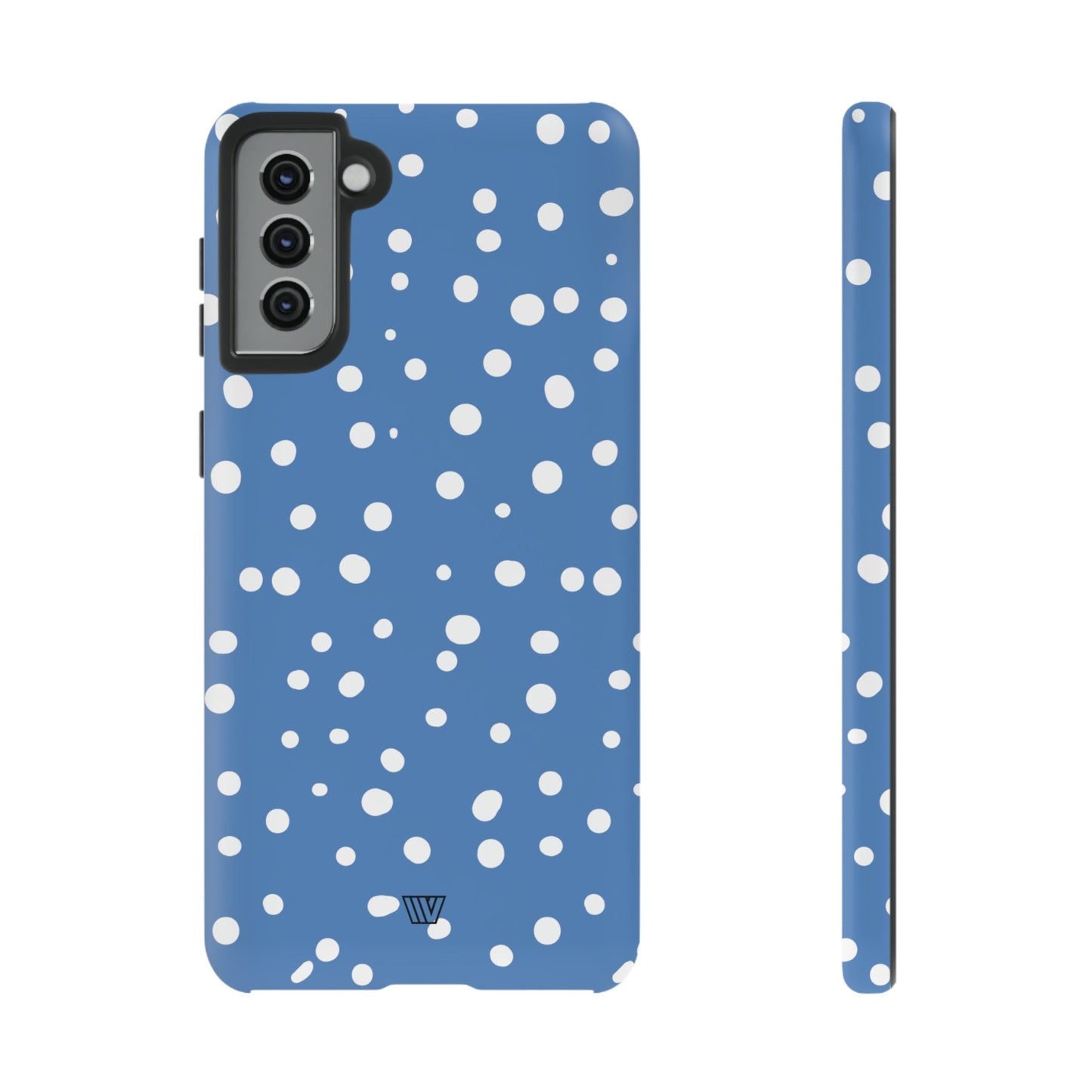 DUSTY BLUE DOTS | Tough Phone Case