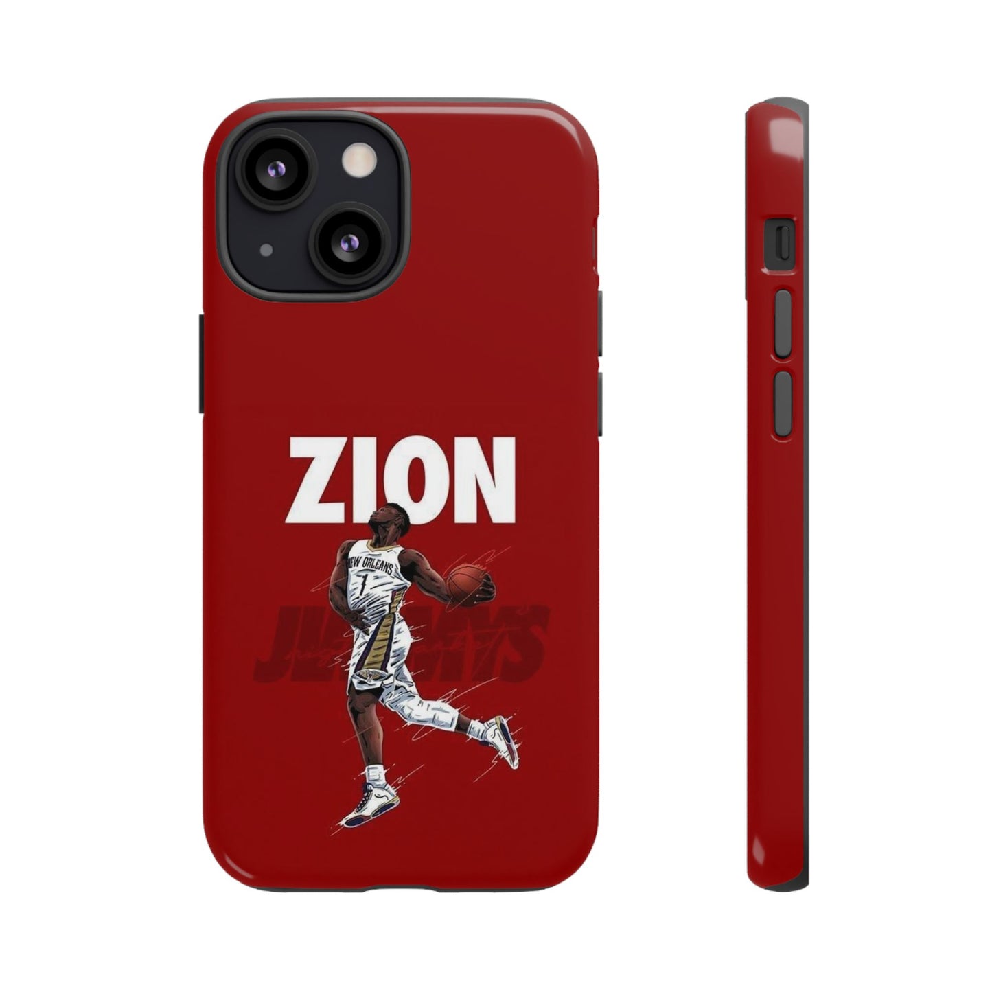 Zion Williamson Power Drive Edition – Rugged Dual-Layer Armor & Slim Fit | Compatible with iPhone 8–16 Pro Max & Samsung S10–S25 Ultra