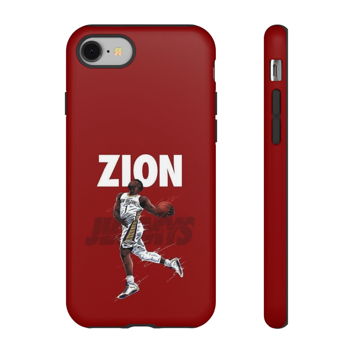 Zion Williamson Power Drive Edition – Rugged Dual-Layer Armor & Slim Fit | Compatible with iPhone 8–16 Pro Max & Samsung S10–S25 Ultra