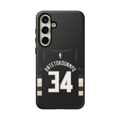 Giannis Antetokounmpo Force Drive Edition – Heavy-Duty ShockGuard Layers, Athletic Slim Fit | iPhone 8–16 Pro Max & Samsung S10–S25 Ultra Supported