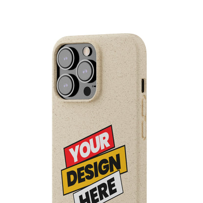 Eco-Friendly Phone Case, Biodegradable Phone Cover, Sustainable Accessory, Customizable iPhone Case, Green Gift Idea, Environmentally