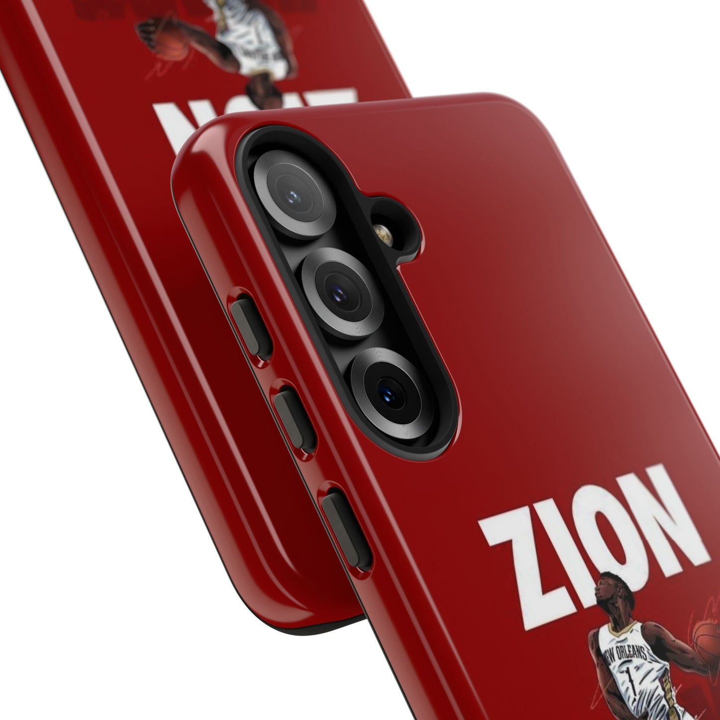 Zion Williamson Power Drive Edition – Rugged Dual-Layer Armor & Slim Fit | Compatible with iPhone 8–16 Pro Max & Samsung S10–S25 Ultra