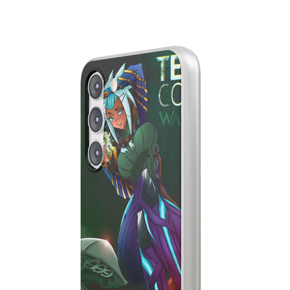 Anime-Inspired Phone Case - Flexi Cases, Custom Phone Cover, Gift for Her, Birthday Present, Unique Cell Phone Accessories