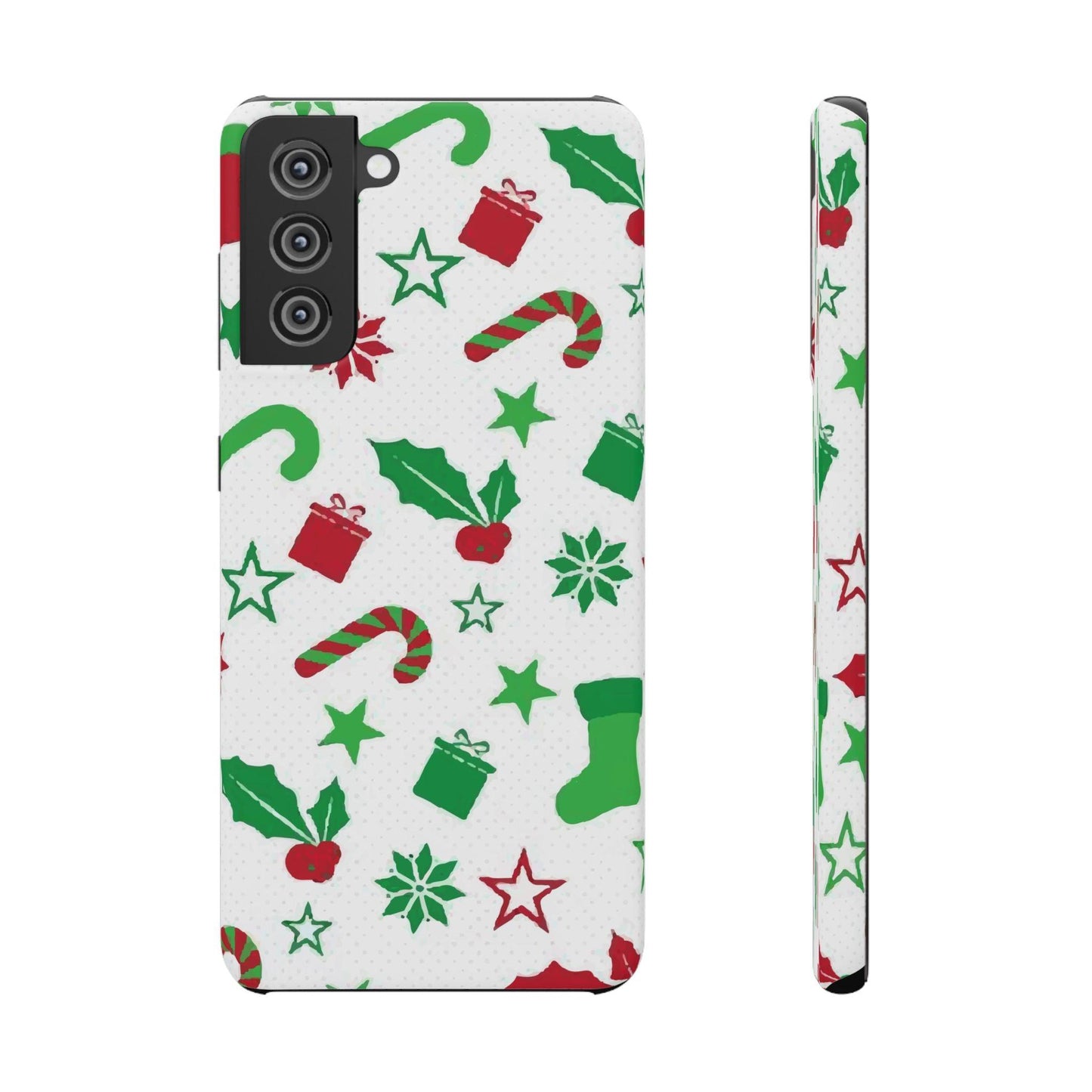 Custom Samsung Tough Phone Case – Christmas Santa Holiday Design, Festive Xmas Protection - covers4phones