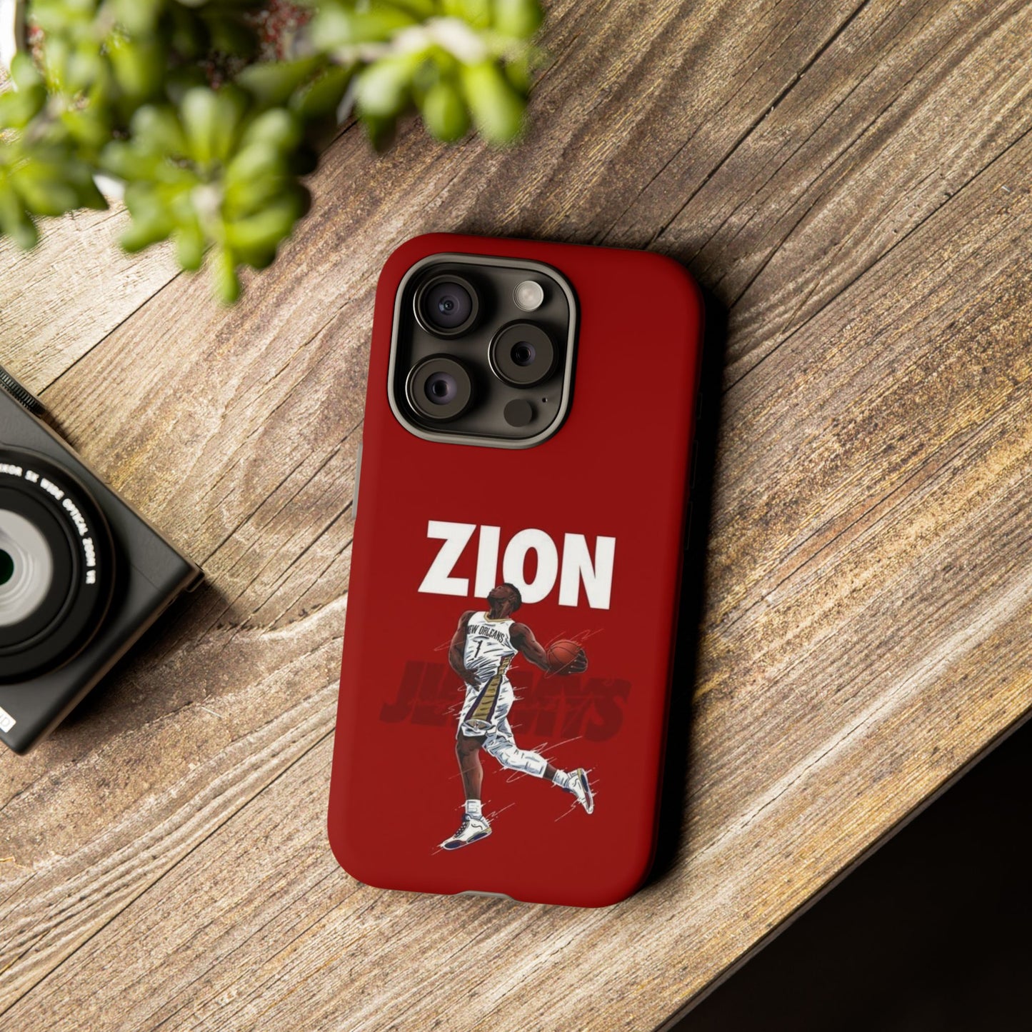Zion Williamson Power Drive Edition – Rugged Dual-Layer Armor & Slim Fit | Compatible with iPhone 8–16 Pro Max & Samsung S10–S25 Ultra