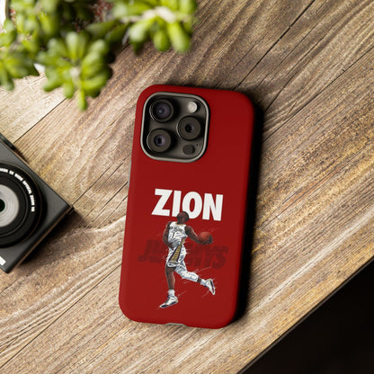 Zion Williamson Power Drive Edition – Rugged Dual-Layer Armor & Slim Fit | Compatible with iPhone 8–16 Pro Max & Samsung S10–S25 Ultra