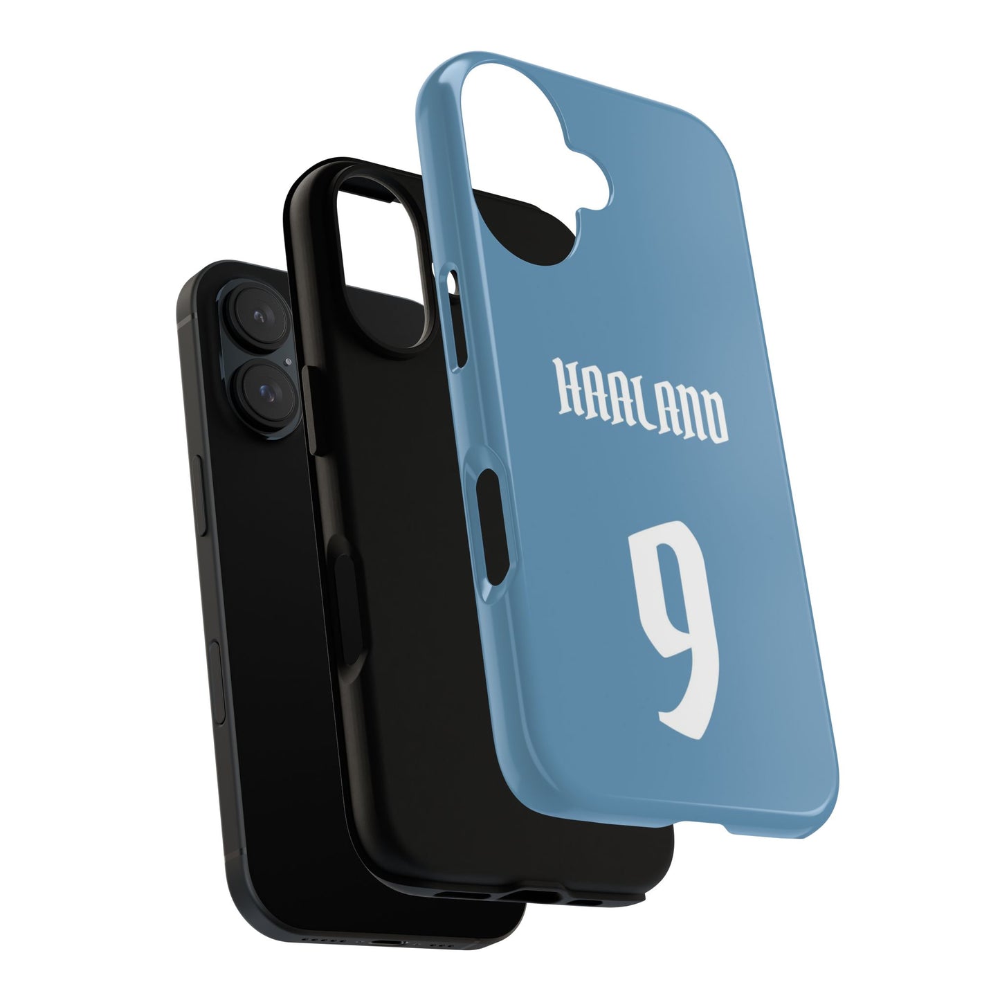 Erling Haaland PowerStrike – Rugged Dual-Layer Protection & Slim Profile | Compatible with iPhone 8 to 16 Pro Max & Samsung Galaxy S10 to S25 Ultra