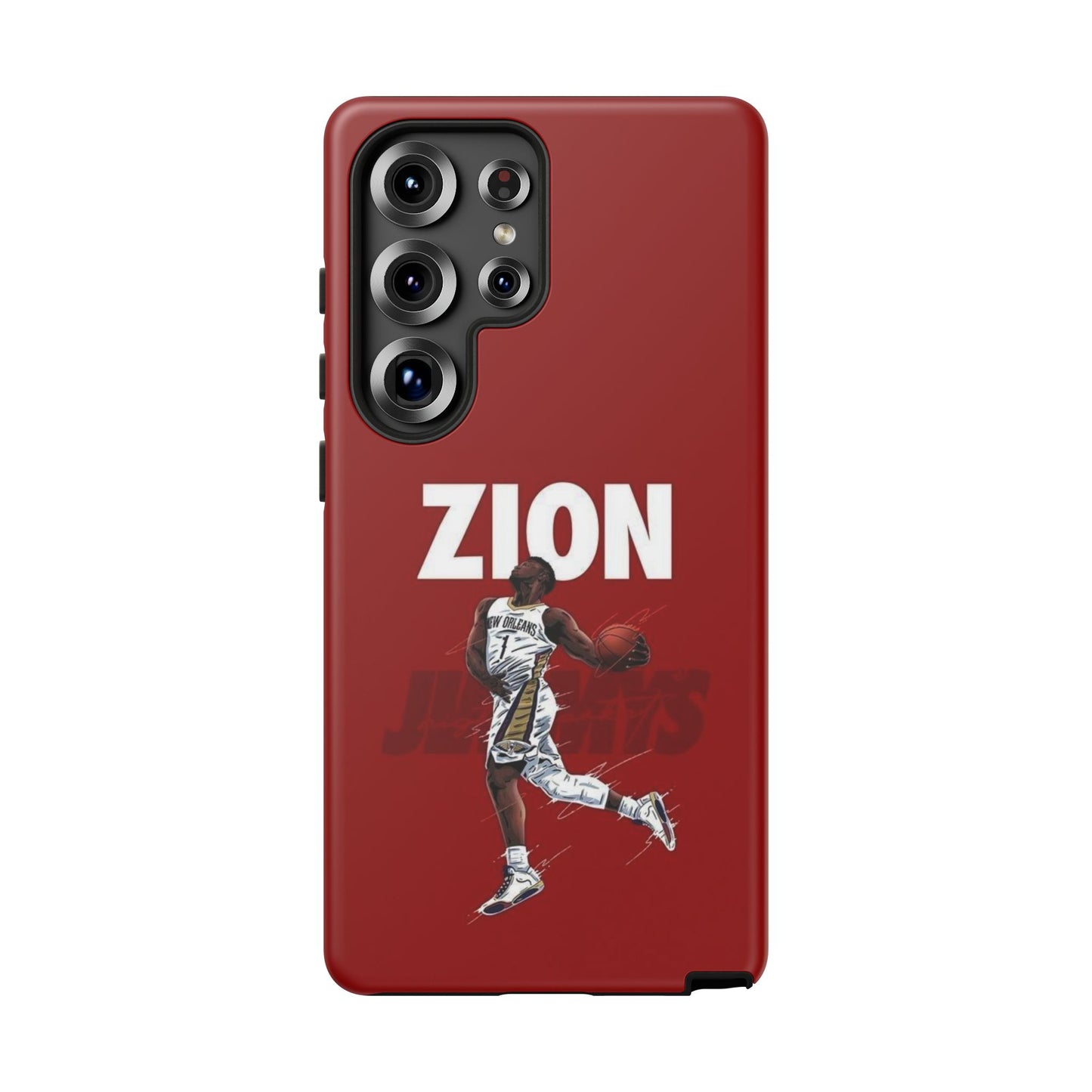 Zion Williamson Power Drive Edition – Rugged Dual-Layer Armor & Slim Fit | Compatible with iPhone 8–16 Pro Max & Samsung S10–S25 Ultra