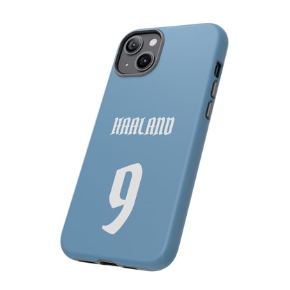 Erling Haaland PowerStrike – Rugged Dual-Layer Protection & Slim Profile | Compatible with iPhone 8 to 16 Pro Max & Samsung Galaxy S10 to S25 Ultra