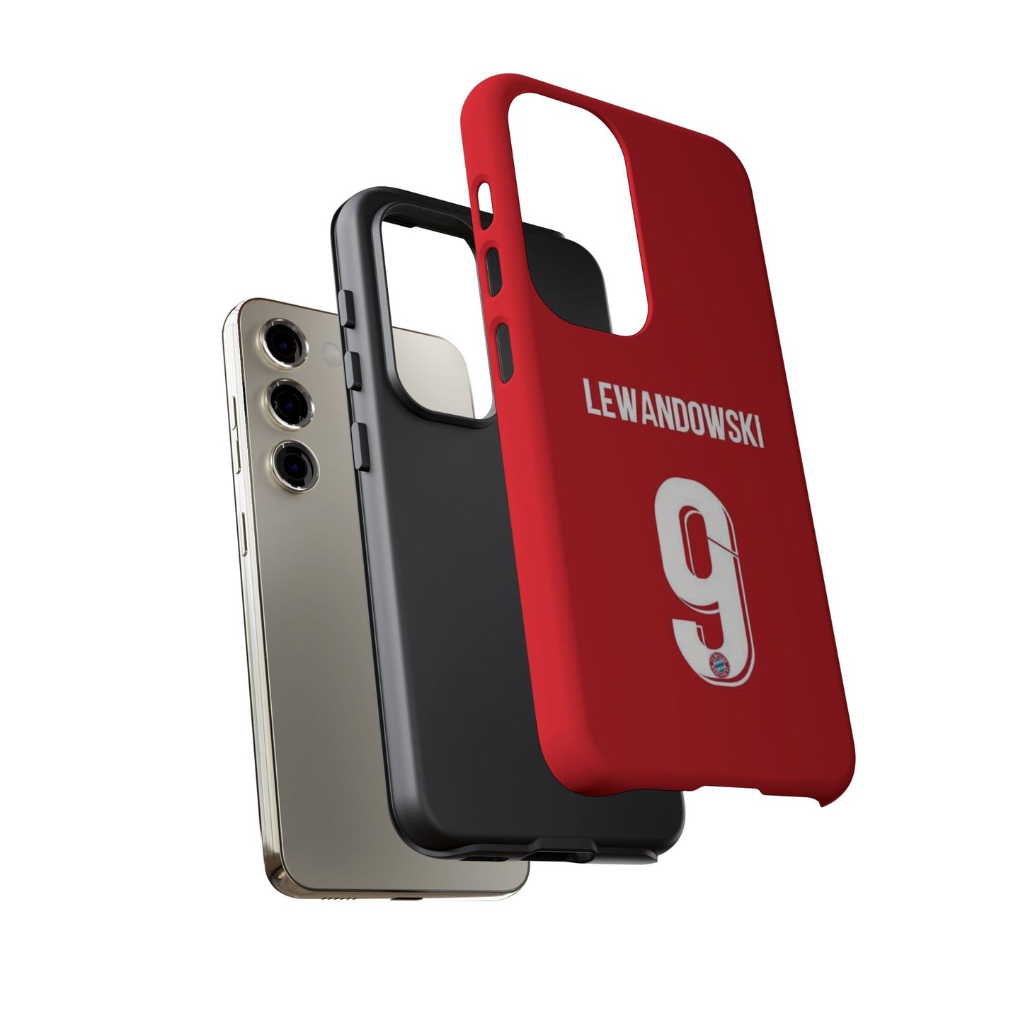 Robert Lewandowski Precision Guard – Dual-Layer Protection & Sleek Design | Compatible with iPhone 8 to 16 Pro Max & Samsung Galaxy S10 to S25 Ultra