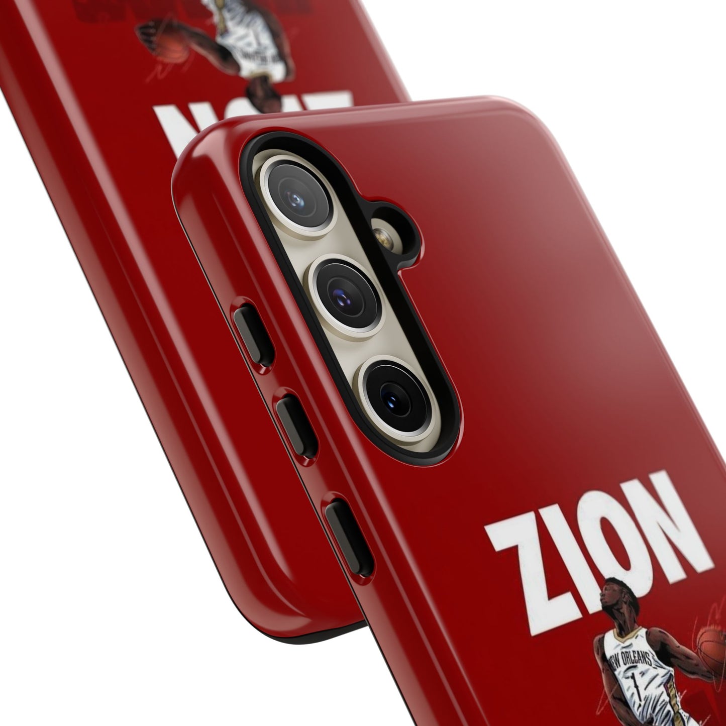 Zion Williamson Power Drive Edition – Rugged Dual-Layer Armor & Slim Fit | Compatible with iPhone 8–16 Pro Max & Samsung S10–S25 Ultra