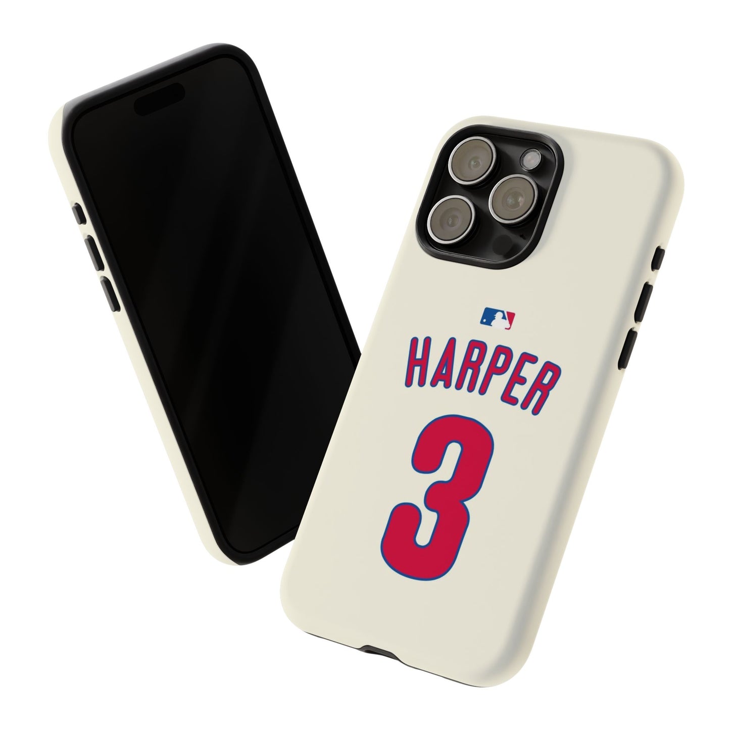 Bryce Harper PowerGrip – Dual-Layer Defense & Slim Fit | Compatible with iPhone 8 to 16 Pro Max & Samsung Galaxy S10 to S25 Ultra