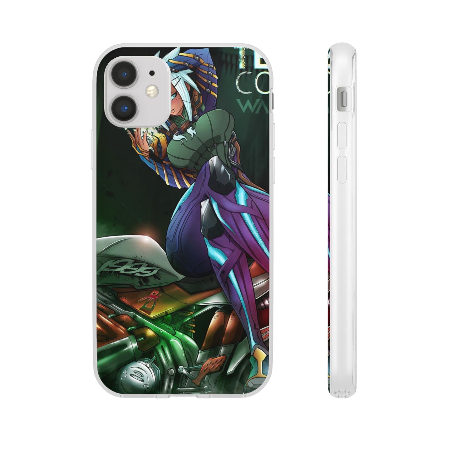 Anime-Inspired Phone Case - Flexi Cases, Custom Phone Cover, Gift for Her, Birthday Present, Unique Cell Phone Accessories