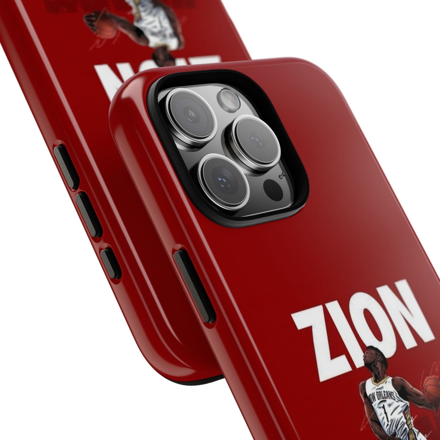 Zion Williamson Power Drive Edition – Rugged Dual-Layer Armor & Slim Fit | Compatible with iPhone 8–16 Pro Max & Samsung S10–S25 Ultra
