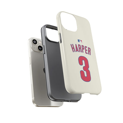Bryce Harper PowerGrip – Dual-Layer Defense & Slim Fit | Compatible with iPhone 8 to 16 Pro Max & Samsung Galaxy S10 to S25 Ultra