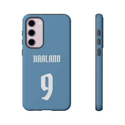 Erling Haaland PowerStrike – Rugged Dual-Layer Protection & Slim Profile | Compatible with iPhone 8 to 16 Pro Max & Samsung Galaxy S10 to S25 Ultra