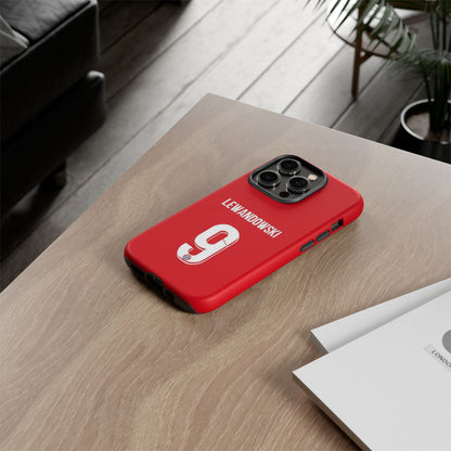 Robert Lewandowski Precision Guard – Dual-Layer Protection & Sleek Design | Compatible with iPhone 8 to 16 Pro Max & Samsung Galaxy S10 to S25 Ultra