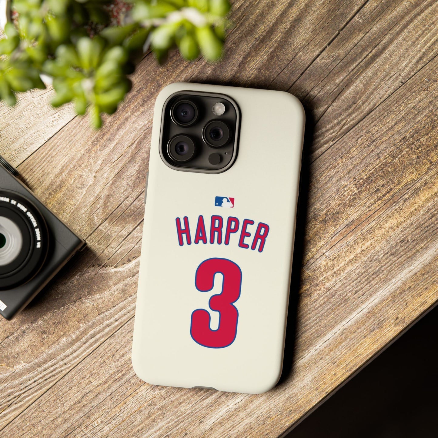 Bryce Harper PowerGrip – Dual-Layer Defense & Slim Fit | Compatible with iPhone 8 to 16 Pro Max & Samsung Galaxy S10 to S25 Ultra
