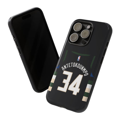 Giannis Antetokounmpo Force Drive Edition – Heavy-Duty ShockGuard Layers, Athletic Slim Fit | iPhone 8–16 Pro Max & Samsung S10–S25 Ultra Supported
