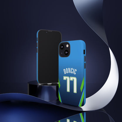 Luka Dončić Ice Vision Edition – Rugged Dual-Layer Build, Slim Fit | Compatible with iPhone 8–16 Pro Max & Samsung Galaxy S10–S25 Ultra