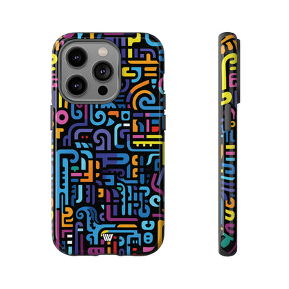 NEON GLYPHS | Tough Phone Case