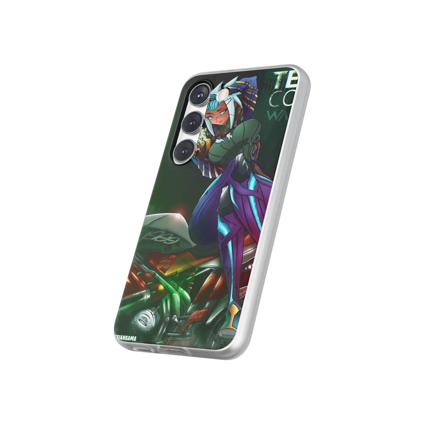 Anime-Inspired Phone Case - Flexi Cases, Custom Phone Cover, Gift for Her, Birthday Present, Unique Cell Phone Accessories