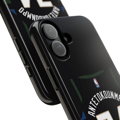 Giannis Antetokounmpo Force Drive Edition – Heavy-Duty ShockGuard Layers, Athletic Slim Fit | iPhone 8–16 Pro Max & Samsung S10–S25 Ultra Supported