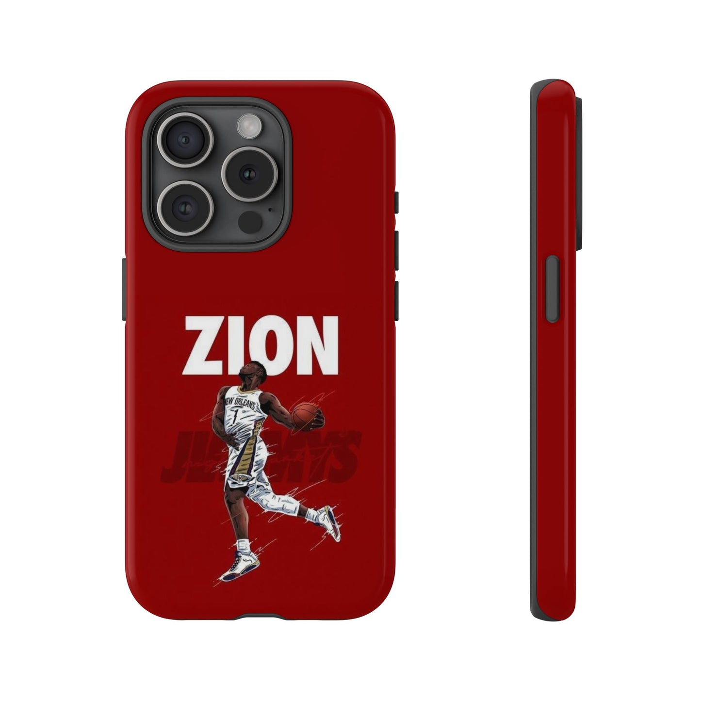 Zion Williamson Power Drive Edition – Rugged Dual-Layer Armor & Slim Fit | Compatible with iPhone 8–16 Pro Max & Samsung S10–S25 Ultra