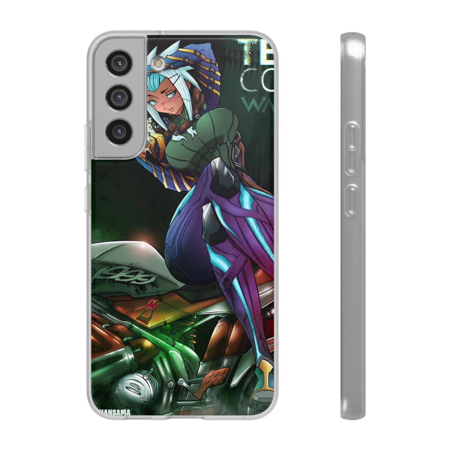 Anime-Inspired Phone Case - Flexi Cases, Custom Phone Cover, Gift for Her, Birthday Present, Unique Cell Phone Accessories
