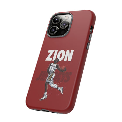 Zion Williamson Power Drive Edition – Rugged Dual-Layer Armor & Slim Fit | Compatible with iPhone 8–16 Pro Max & Samsung S10–S25 Ultra