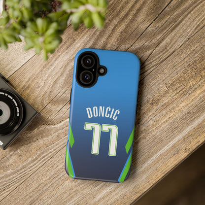 Luka Dončić Ice Vision Edition – Rugged Dual-Layer Build, Slim Fit | Compatible with iPhone 8–16 Pro Max & Samsung Galaxy S10–S25 Ultra