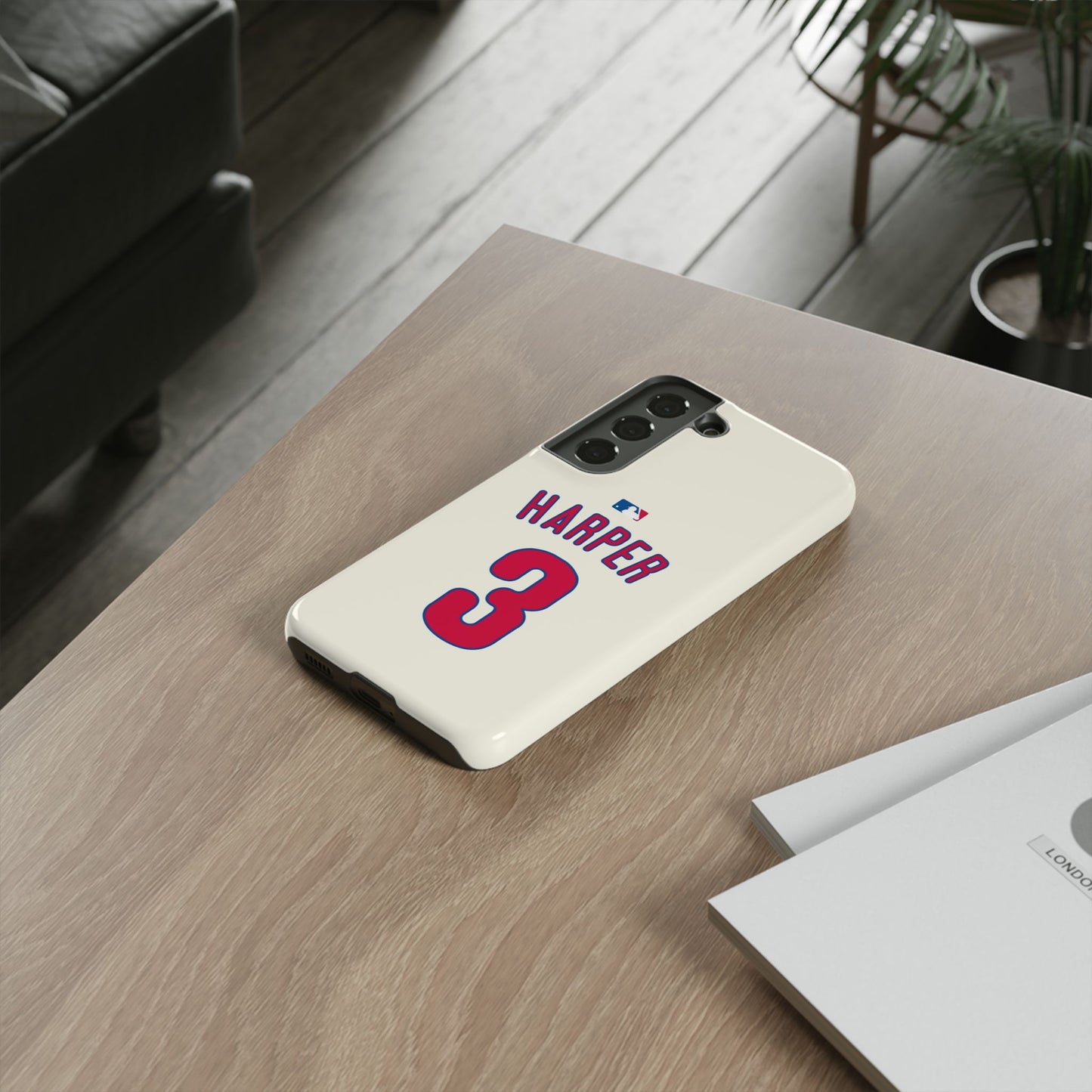 Bryce Harper PowerGrip – Dual-Layer Defense & Slim Fit | Compatible with iPhone 8 to 16 Pro Max & Samsung Galaxy S10 to S25 Ultra