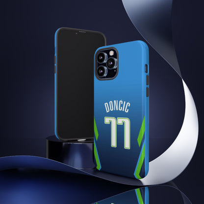 Luka Dončić Ice Vision Edition – Rugged Dual-Layer Build, Slim Fit | Compatible with iPhone 8–16 Pro Max & Samsung Galaxy S10–S25 Ultra