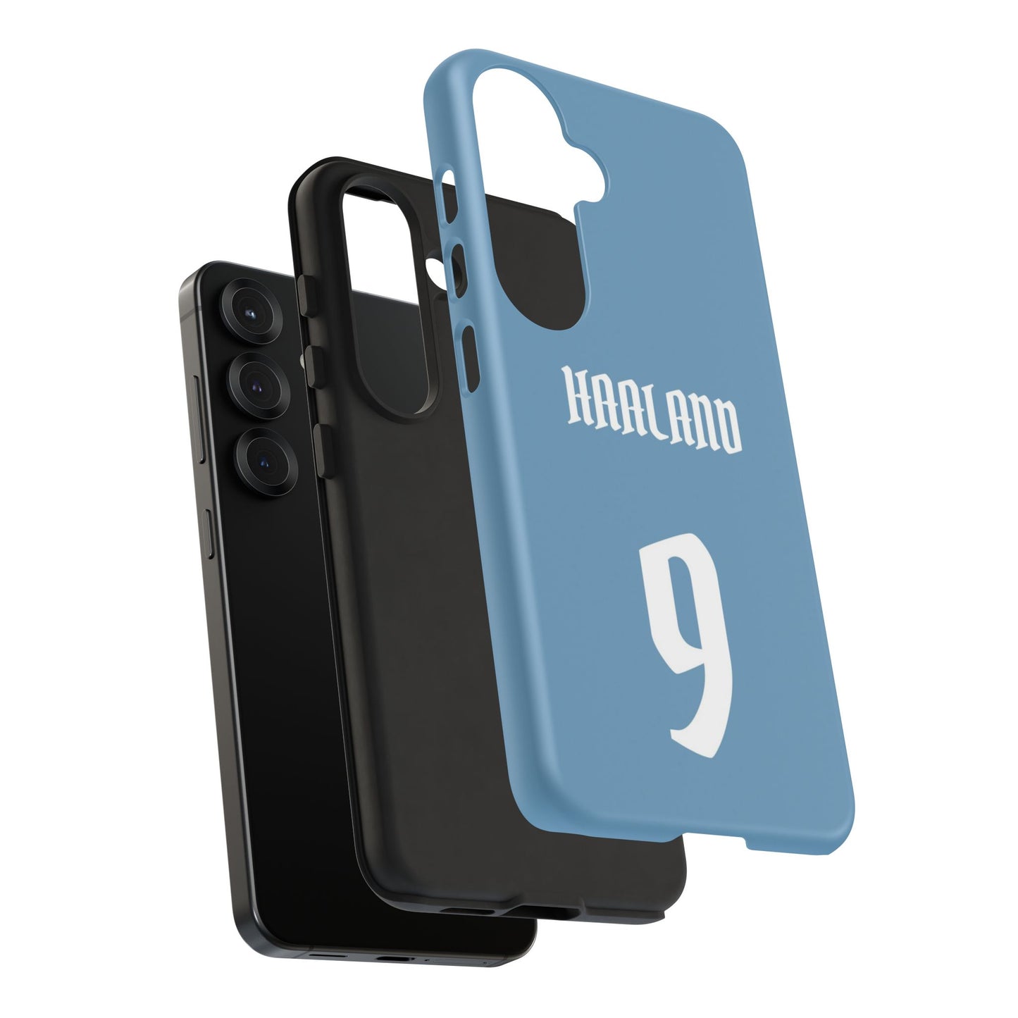 Erling Haaland PowerStrike – Rugged Dual-Layer Protection & Slim Profile | Compatible with iPhone 8 to 16 Pro Max & Samsung Galaxy S10 to S25 Ultra