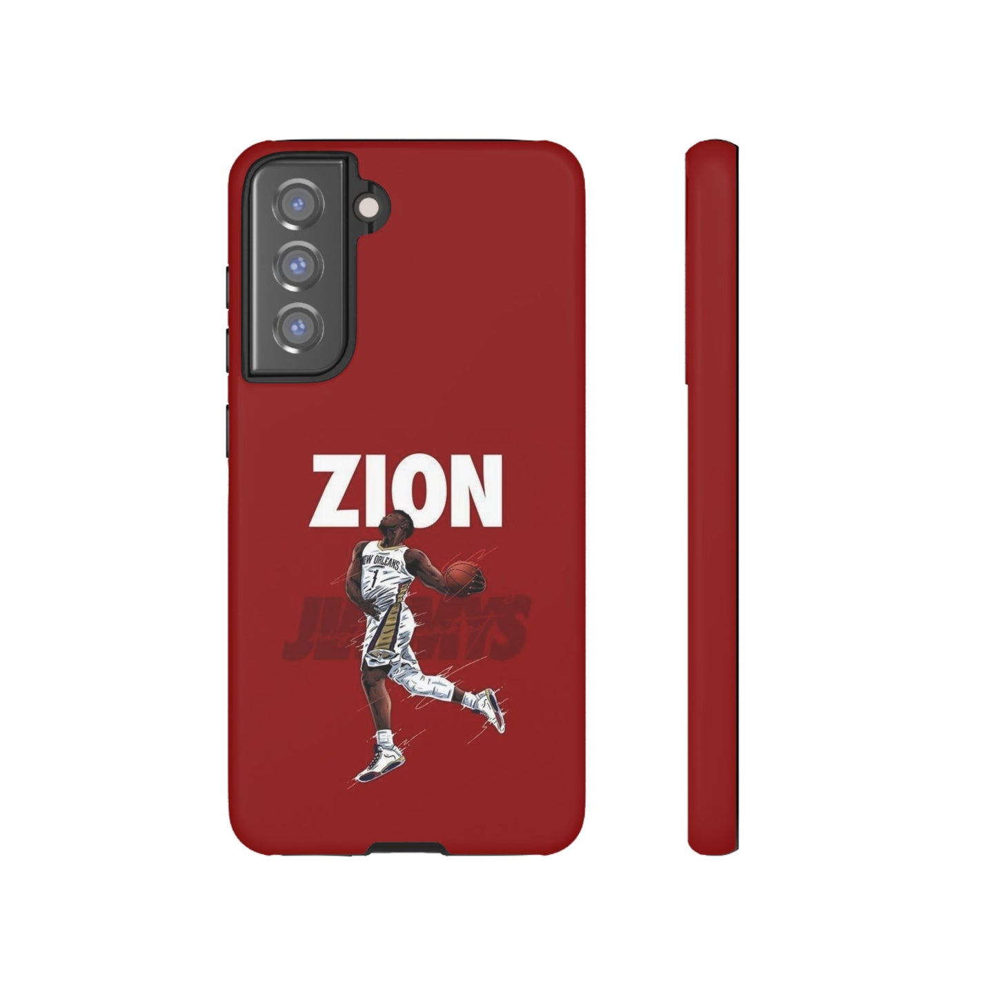 Zion Williamson Power Drive Edition – Rugged Dual-Layer Armor & Slim Fit | Compatible with iPhone 8–16 Pro Max & Samsung S10–S25 Ultra