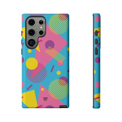 80s / 90s RETRO PATTERN LIGHT BLUE | Tough Phone Case